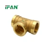 IFAN Made-in-China Thickened Brass Tee Fitting Specification image